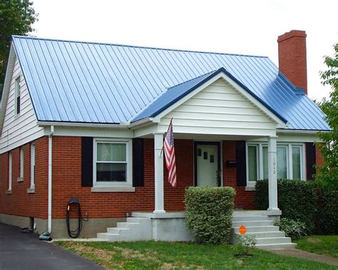 back metal roof on brick house|metal roofs on brick homes.